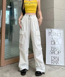 Parachute Broek Wit