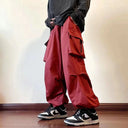 Rode Parachute Broek