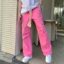 Roze Cargo Broek Heren