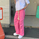 Roze Cargo Broek Heren