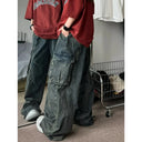 Wide Cargo Jeans