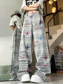 Wijde Broek Dames Grijs