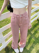 Wijde Broek Dames Roze
