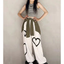 Witte Baggy Joggingbroek