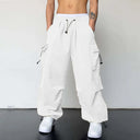 Witte Parachute Broek Heren