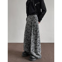 Zwarte Bloemen Broek